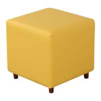 hot design durable kindergarten Upholstered wooden ottoman stool