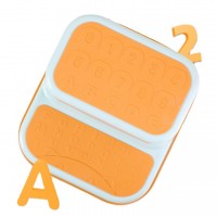 letter and number Kids Toilet Potty Training plastic 2 Step Stool use in bath kitchen