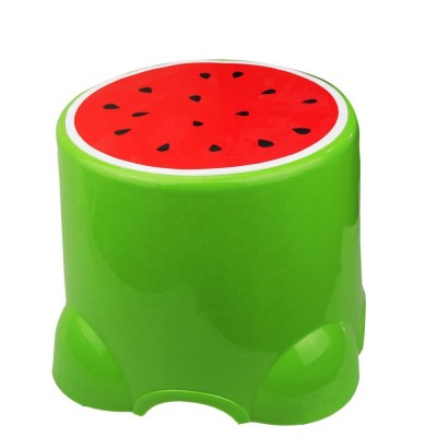 Plastic Material and playroom sitting fruit shape colorful children stool