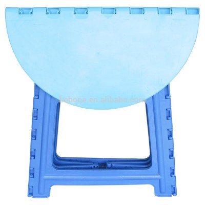 Colorful home furniture Round desktop plastic folding table colorful camping table