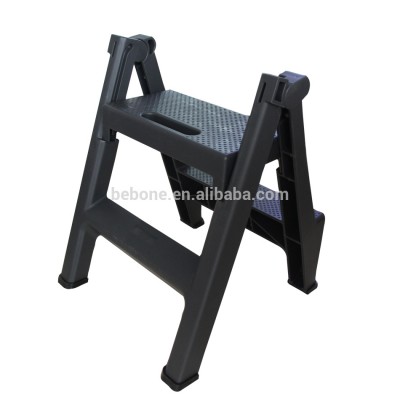 plastic folding step stool step ladder for kitchen garden 2 step folding ladder