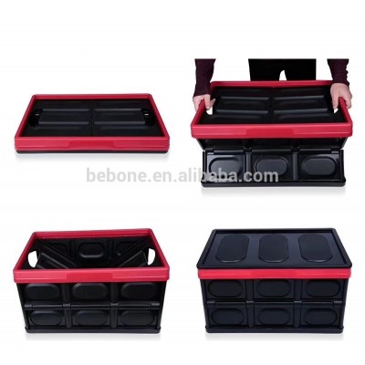 Manufacturer supply hot sale plastic folding storage box case chest