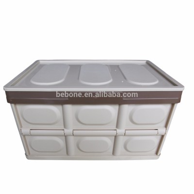 Manufacturer supply colorful hot sale living room furniture&car storage&outside plastic folding storage box case