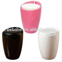 new design style plastic Storage stool sofa stool bar stool