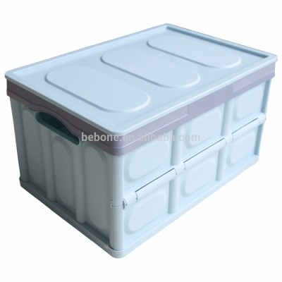 Manufacturer supply hot sale plastic folding storage box case chest