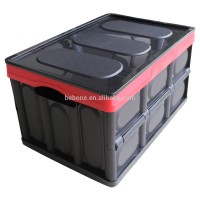 Manufacturer supply hot sale plastic folding storage box case chest