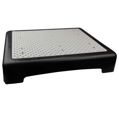 Support Plus Indoor Outdoor 4" High Riser plastic Step stool Non-Slip All Weather Top & Feet Mobility Assistance