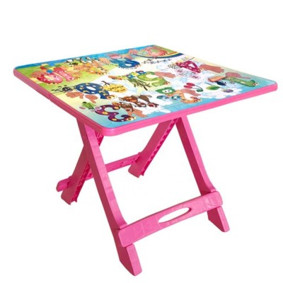 Kids Toddler Table Portable Folding Child Toy Table Learn Kindergarten Plastic study table