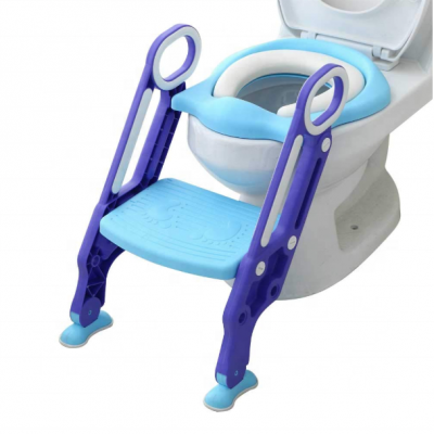 Potty training kids Toilet soft seat step stool with ladder for home use