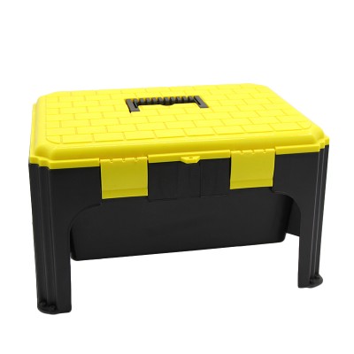 Hot sale top quality plastic foldable storage box Outdoor portable garden plastic storage tool stool