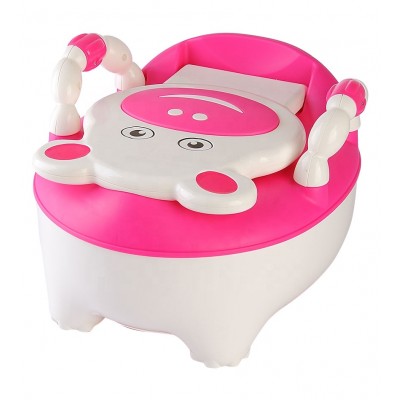 Potty Training Toilet for Baby with Cushion Handle and Backrest